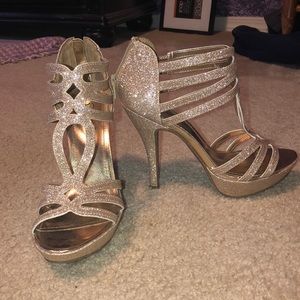 Sparkly high heels